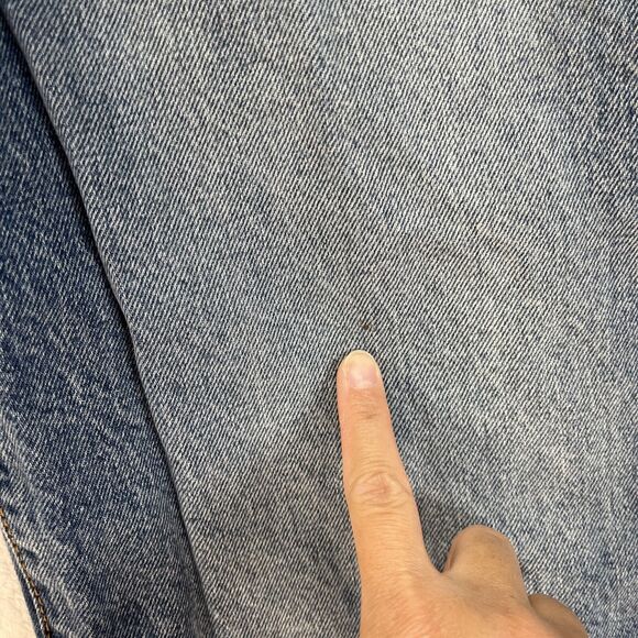 ReVice High Rise Jeans Crossover Waist Wide Leg Women’s Sz 27 Acid Wash Y2k - Picture 5 of 13